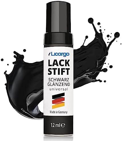 Licargo Lackstift Schwarz Gl Nzend Hohe Deckkraft Zur Ausbesserung