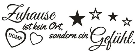 Wandtattoo Spruch Zuhause Ist Kein Ort Sondern Ein