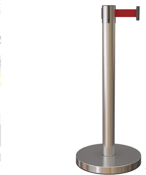 Stanchion Retractable Belt Barriers Heavy Duty Crowd Control Stanchion