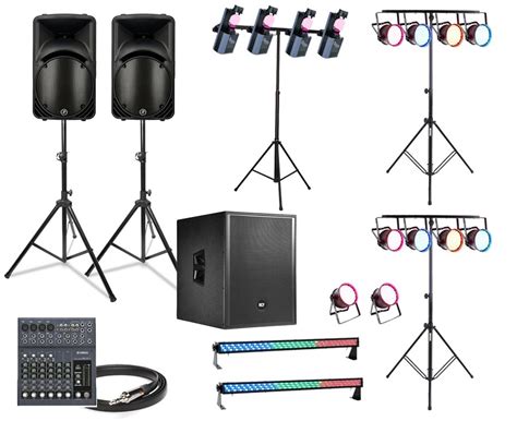 Wedding Deals On Sound Lighting Audio Visual Equipment For Hire In