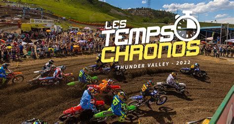 Les temps chronos du MX de Thunder Valley LeBigUSA Actualité du