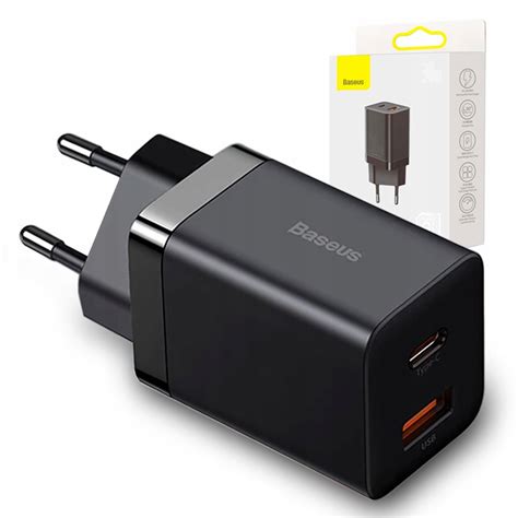 Baseus Szybka Adowarka Sieciowa Usb Usb C W A Uniwersalna Do