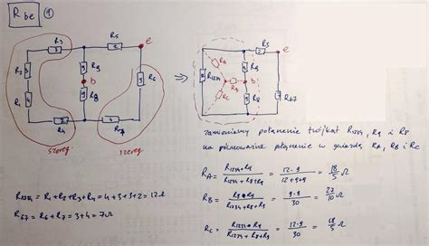 oblicz rezystancję zastępczą dla zacisków b e oraz d e Brainly pl