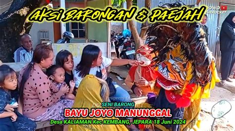 Barongan Jepara BJM Bondo Singo Barong Paejah Rebutan Cewek Live