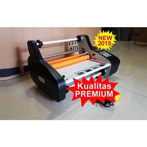 Jual Mesin Laminasi Kertas 3510 Alat Laminating Roll Mini 2 Muka 2 Sisi