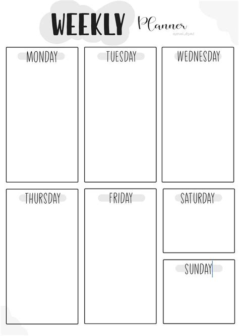 Weekly To Do List Printables Free Lists Printabulls Weekly Planner