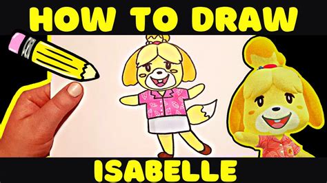 How To Draw Isabelle Animal Crossing Easy Youtube