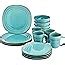 Amazon American Atelier Round Dinnerware Sets White Kitchen