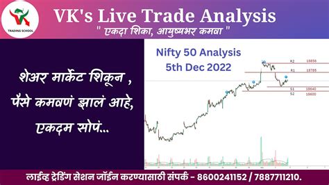 Nifty 50 Analysis For 5th Dec 2022 Youtube