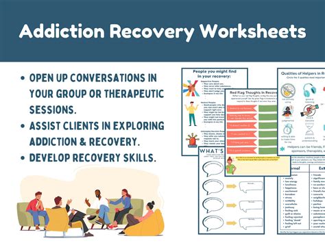 Sobriety Addiction Treatment Worksheets And Handouts Early Recovery