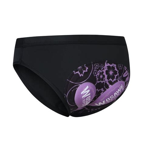 Wosawe Cycling Shorts Bike Mtb Briefs Women Padded Briefs Quick Dry