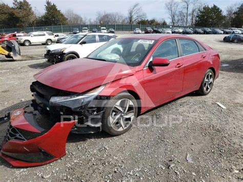 2022 Hyundai Elantra Vin Kmhln4ag5nu216133 From The Usa Plc Group