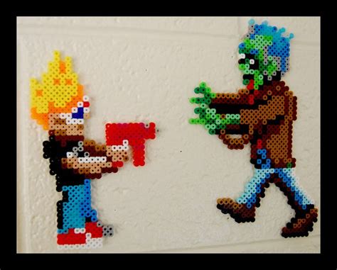 The Pixel Art Is Made To Look Like They Are Fighting Over Something