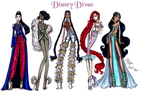 Hayden Williams Fashion Illustrations Disney Diva ‘fashionistas By