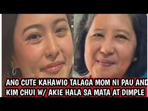 NAKAKATUWA NAMAN MGA NIT NAPANSIN PAGKAHAWIG NG MOM NI PAU TO KIM