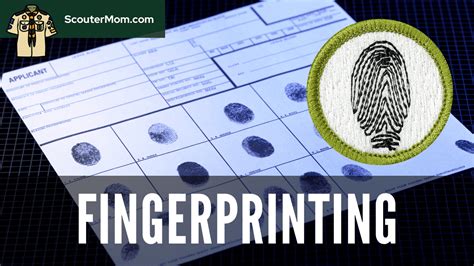 Fingerprinting Merit Badge Requirements And Answers 15 Free Resources