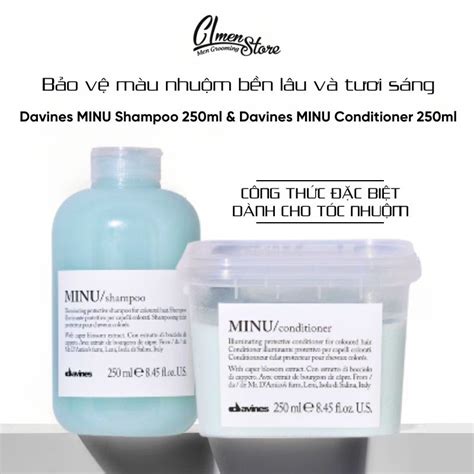 D U G I V D U X Davines Minu Shampoo Conditioner Ml D Nh Cho