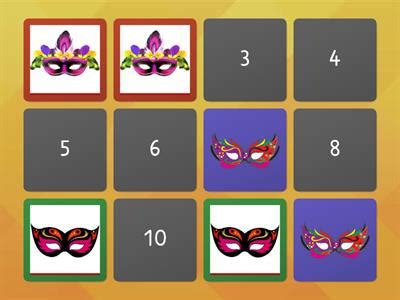 Jogo Do Carnaval - Jogo-da-memória-símbolos-do-carnaval - Recursos de ensino