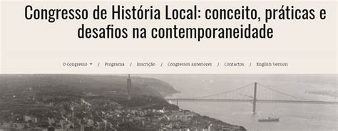 Almanaque Republicano CONGRESSO DE HISTÓRIA LOCAL conceito práticas