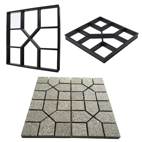 Diy Pavement Paving Molds Concrete Stepping Driveway Stone Path Mold M