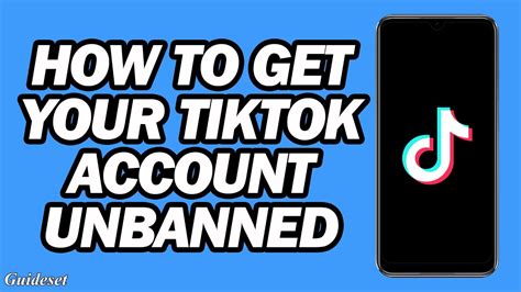 How To Get Your Tiktok Account Unbanned Step By Step YouTube