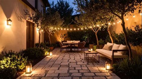 top  outdoor lighting  garden benches  seating areas clicka lights