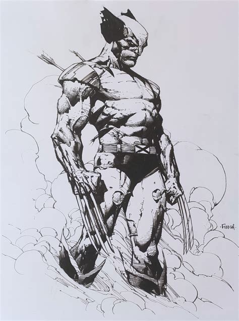 David Finch Wolverine Commission In Nik Brus S Gallery Comic Art