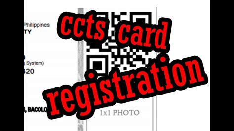 How To Registered Into Ccts Card Youtube