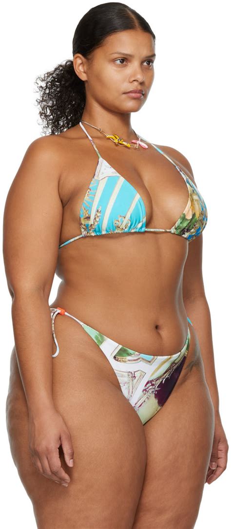 Miaou Blue Paloma Elsesser Edition Kauai Bikini Top Miaou