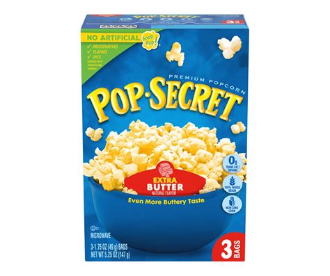 Pop Secret Homestyle Butter Microwave Popcorn Pack Big Lots