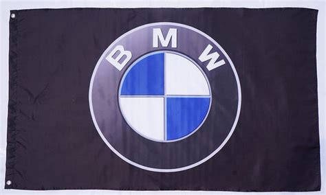 BMW flag-3x5 FT-100% polyester-Checkered Banner-mini - flagsshop