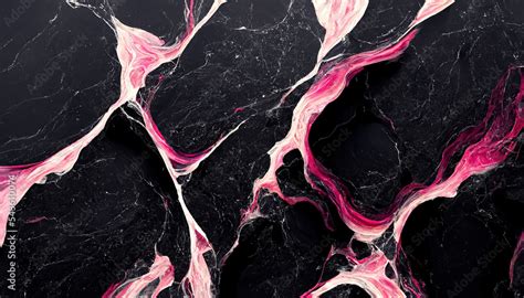 Abstract black and pink marble wallpaper Stock Illustration | Adobe Stock