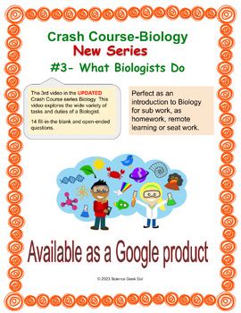 Crash Course BIOLOGY 3 WHAT BIOLOGISTS DO 2023 Series By Science