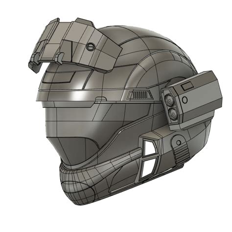 Mark V [B] Helmet 3D Model for Cosplay Armour Inspired by Halo Reach ...