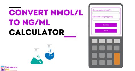 Calculadora De Conversi N De Nmol L A Ng Ml En L Nea