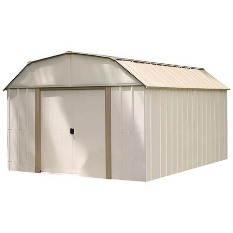 Arrow Lexington 10 Ft X 14 Ft Steel Storage Shed The Home Depot Canada