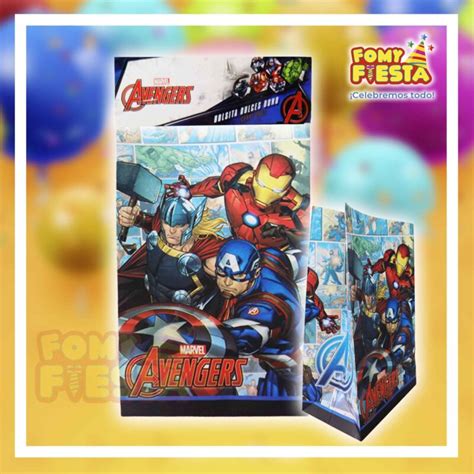 Bolsa P Dulces Avengers Fomy Fiesta