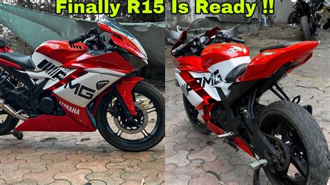 Yamaha R15 V2 Modified Into R3 Amg Edition R15modified Youtube