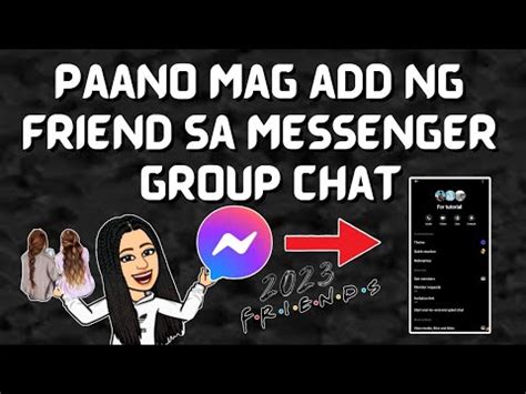 Paano Mag Add Ng Friend O Member Sa Messenger Group Chat Messenger