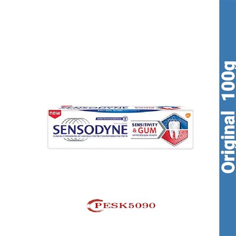 Sensodyne Sensitivity And Gum Toothpaste 100gm Original Extra Fresh