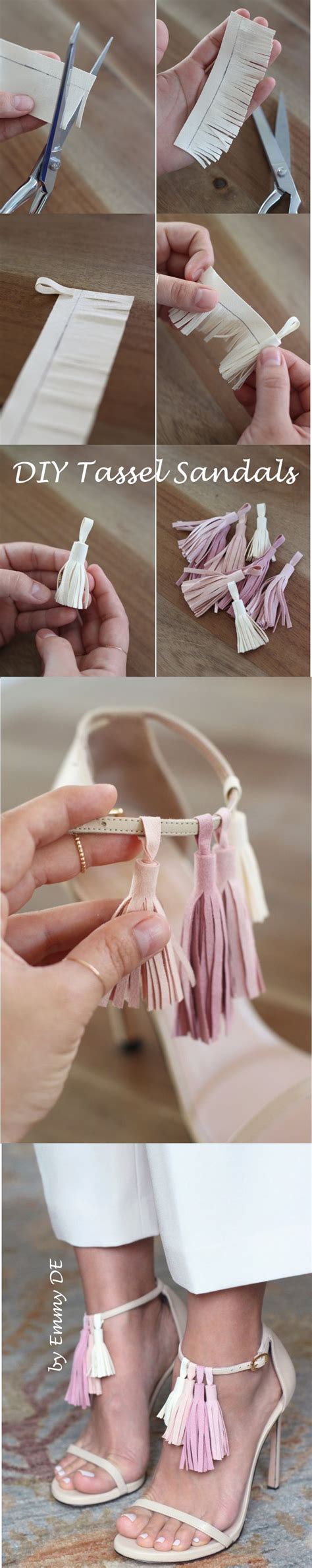 Diy Ideas Diy Tassel Sandals