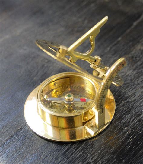 Maritime Brass Sundial Compass Barron Imports