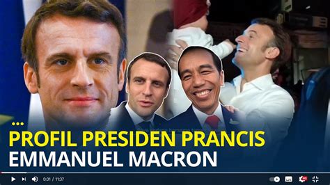 Profil Presiden Prancis Emmanuel Macron Yang Menyapa Warga Bali Setelah Gala Dinner Di Gwk Youtube