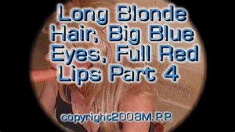 Long Blonde Hair Big B Eyes Full Red Lips Part Avi Tgirl Nina