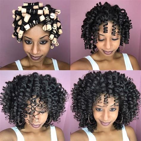 17 HQ Photos Curly Perm On Black Hair - HOW TO | Perm Rod Set on Short Natural Hair Tutorial ...