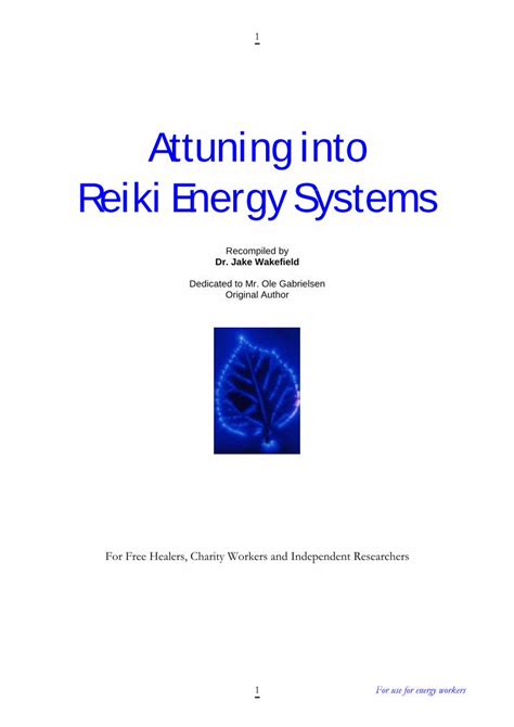 PDF Attuning Into Reiki Energy Systemsapi Ning