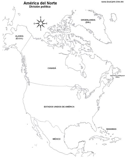 Mapa Del Continente Americano Con Nombres Para Imprimir En Pdf 2021 Images