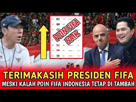 ANEH TAPI NYATA MESKI KALAH DARI ARGENTINA POIN FIFA INDONESIA TETAP