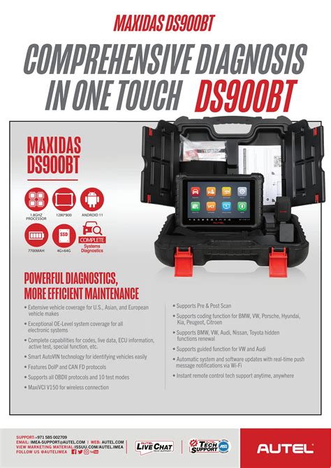 MAXIDAS DS900BT By Autel Imea Issuu