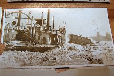 CAIRO ILLINOIS FLOOD PHOTOS OF 1918 WIDE FROZEN RIVER DEVASTATION-HARD ...